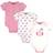 Hudson Short Sleeve Bodysuits 3-pack - Free Spirit Owl (10152953)