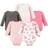 Hudson Baby Long-Sleeve Bodysuits 5-pack - Pink Floral ( 10155294)