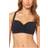 Bleu Rod Beattie Underwire Shirred Bandeau Bikini Top - Black