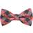 Eagles Wings Check Bow Tie - Blackhawks