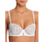 Simone Pérèle SAGA Lace Mesh Demi Bra - Blanc