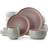 Elama Mocha Muave Dinner Set 16pcs