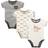 Touched By Nature Fox Organic Bodysuits - Orange