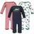 Hudson Baby Cotton Coveralls 3-pack - Christmasaurus (10115319)