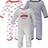 Hudson Baby Cotton Coveralls 3-pack - Fire Truck (10117323)