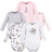 Hudson Long Sleeve Bodysuits 3-pack - Pink Winter