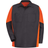 Red Kap Long Sleeve Crew Shirt - Black/Orange