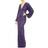Mac Duggal Sequined Bishop Sleeve Gown - Amethyst