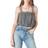 Lucky Brand Pleated Bubble Tank - Washed Black