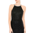Mac Duggal Bugle Bead Halter Body-Con Gown - Black