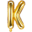 PartyDeco Letter Balloons 'K' 35 cm Gold