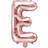 PartyDeco Folie ballong BOKSTAVER Rosaguld, 35 cm E