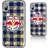 Strategic Printing New York Red Bulls Plaid Glitter iPhone X/XS Case