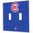 Strategic Printing Chicago Cubs 1948-1956 Cooperstown Pinstripe Double Toggle Light Switch Plate