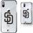 Strategic Printing San Diego Padres iPhone X/Xs Logo Clear Case