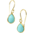 Ippolita Rock Candy Teeny Teardrop Earrings - Gold/Turquoise