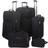 vidaXL Travel Luggage 5 delar - Black