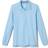 French Toast Long Sleeve Pique Polo - Blue