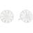 Lund Copenhagen Marguerit Ear Stud 7.5mm - Silver/White