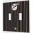 Strategic Printing San Francisco Giants 1958-1967 Cooperstown Pinstripe Double Toggle Light Switch Plate