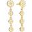 Lund Copenhagen Marguerit Earrings - Gold/White