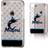 Strategic Printing Miami Marlins iPhone 6/6s/7/8 Logo Stripe Clear Case