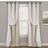 Lush Decor Sheer Window Curtains 96.52x160.02cm