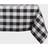 Design Imports Buffalo Tablecloth White, Black