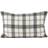 Saro Lifestyle Plaid Complete Decoration Pillows Grey (50.8x30.48cm)