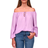 Sanctuary Tie-Neck Keyhole Blouse - Petal