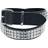 EMP Three-Line Rivet Belt Unisex - Black