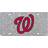 WinCraft Washington Nationals Acrylic Glitter License Plate