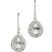 Ippolita Sterling Silver Rock Candy Teeny Teardrop Earrings in Clear Quartz