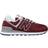 New Balance 574 Core Burgundy White Women's