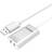 Unitek USB A-2x3.5mm 2.0 M-F 0.2m