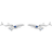 Thomas Sabo Climber Dolphins Ear Studs - Silver/Blue/Transparent