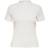 Only Emma High Neck Short Sleeved Top - White/Egret