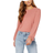 Bubbleroom Harper Rib Top - Dark Dusty Pink