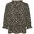 Vero Moda Frill Neck 3/4 Sleeved Top - Black