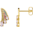 Thomas Sabo Hummingbird Wing Ear Stud - Gold/Multicolour