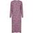 Neo Noir Vogue Abstract Leo Dress - Lilac