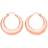 Rosefield Bold Hoops - Rose Gold