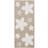 Horredsmattan Flower Beige 70x400cm