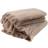 Borganäs Mottled Ornamental Filt Brun (170x130cm)