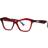 Bottega Veneta BV1096O 003 54 Röda Glasögon
