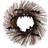 Nearly Natural 26" Halloween Bats Twig Wreath Black