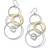 Ippolita Chimera Jumbo Hammered Jet Set Earrings - Gold/Silver