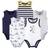 Touched By Nature Baby Bodysuits 5-pack - Seagull