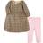 Hudson Quilted Cotton Dress and Leggings - Leopard Pink (10125980)