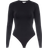 Good American Women's Scuba Crewneck Bodysuit - Black